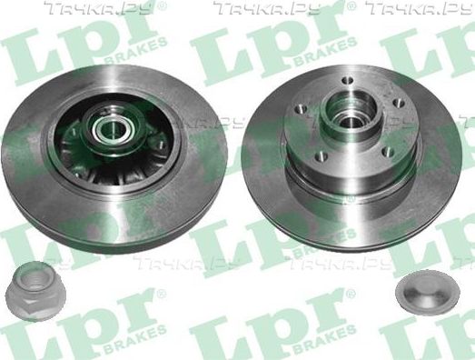 Тормозной диск LPR LPR HUB BRAKE DISC LINE задний для Renault Megane IV 2010-2026. Артикул R1040PCA