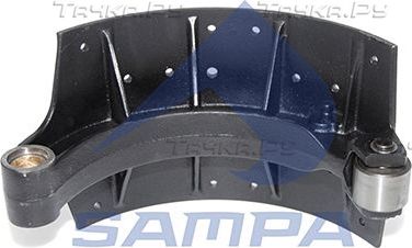 Тормозные колодки Sampa для MAN TGX 2006-2026. Артикул 100.314