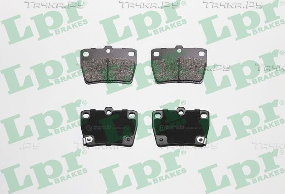 Тормозные колодки LPR задние для Chery Tiggo (T11) I 2005-2016. Артикул 05P997