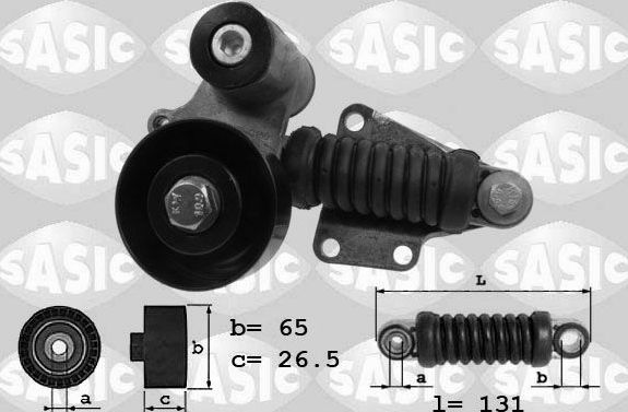 Натяжной ролик (натяжитель) приводного клинового зубчатого ремня Sasic для Lancia Thesis 2002-2009. Артикул 1626011