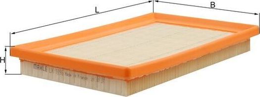 Воздушный фильтр Mahle-Knecht. Артикул LX 1896