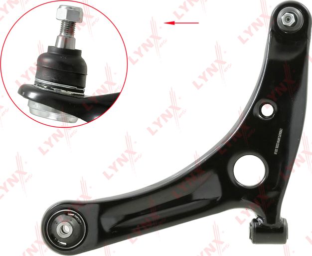 Поперечный рычаг передней подвески LYNXauto левый для Smart Forfour I (W454) 2004-2006. Артикул C5226L