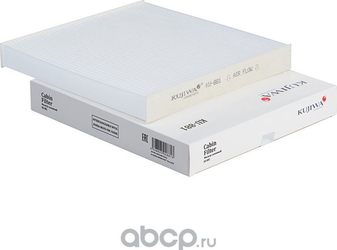 ФИЛЬТР САЛОННЫЙ KU881 KUJIWA 80292SWWG01 HONDA. Артикул KU881