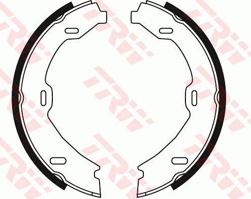 Тормозные колодки (стояночная тормозная система) TRW. Артикул GS8482