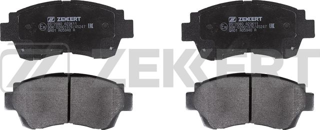 Тормозные колодки Zekkert передние для Lexus ES I 1991-1997. Артикул BS-2080
