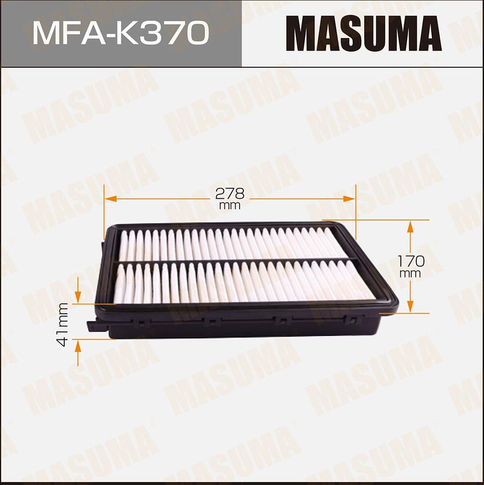 Воздушный фильтр Masuma. Артикул MFA-K370