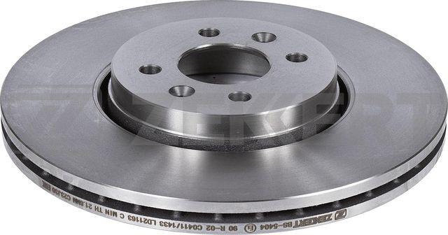 Тормозной диск Zekkert передний для Renault Scenic II 2003-2009. Артикул BS-5404