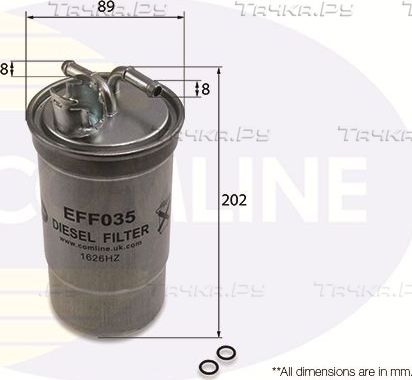 Топливный фильтр Comline для Volkswagen LT I 1976-1980. Артикул EFF035