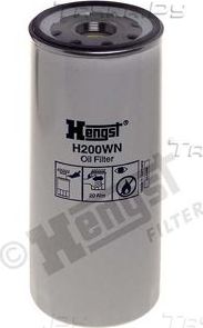 Масляный фильтр Hengst для Volvo  FL10 1985-1998. Артикул H200WN