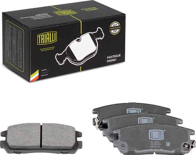 Тормозные колодки Trialli задние для Great Wall Hover H3 2009-2016. Артикул PF 4041