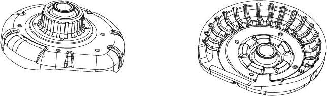 Опора амортизатора VOLVO XC90/S60 00- перед. с подшип. (Trialli). Артикул SA1849