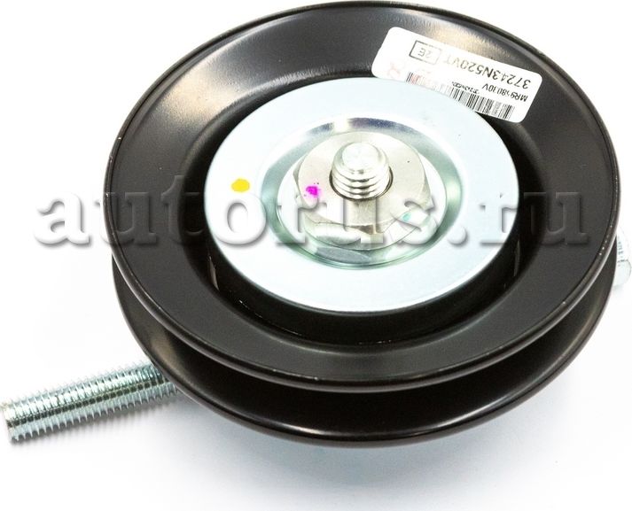 Натяжной ролик (натяжитель) приводного поликлинового ремня Mitsubishi. Артикул MR958030