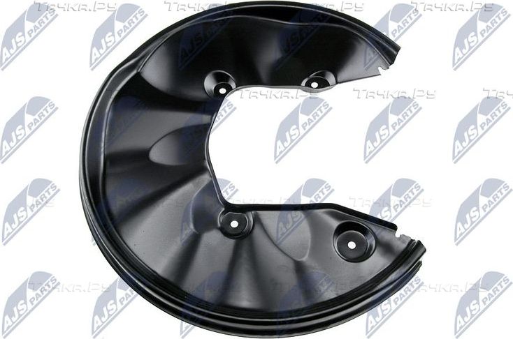 Кожух (щиток) тормозного диска NTY задний правый для Audi A6 allroad II (C6) 2006-2011. Артикул HTO-AU-001