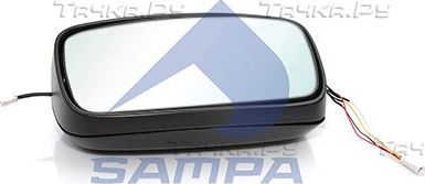 Зеркало боковое Sampa для DAF XF 95 2002-2006. Артикул 051.128