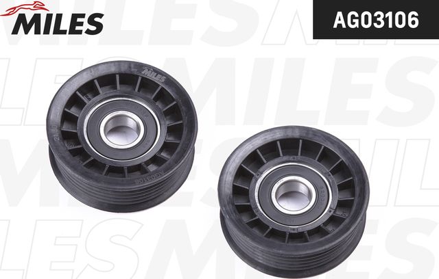 Натяжной ролик (натяжитель) приводного ремня Miles. Артикул AG03106