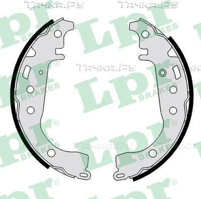Тормозные колодки LPR задние для Toyota Corolla E120, E130 2001-2008. Артикул 07860