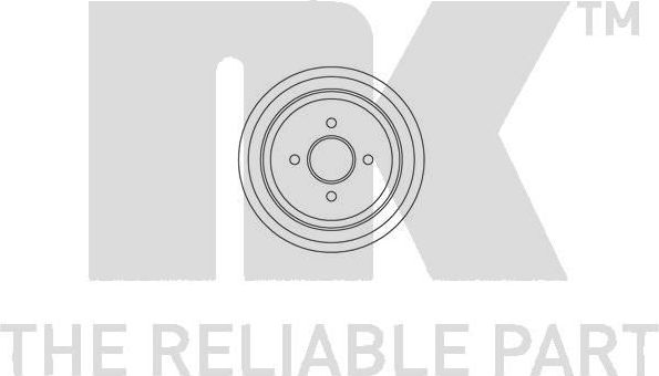 Тормозной барабан NK. Артикул 252522