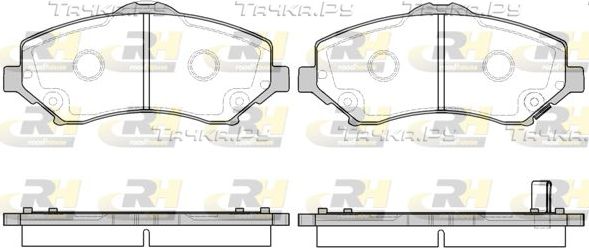 Тормозные колодки RoadHouse передние для Dodge Nitro 2006-2012. Артикул 21259.02