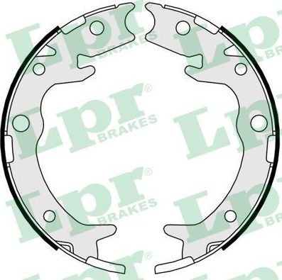 Тормозные колодки (стояночная тормозная система) LPR. Артикул 09790