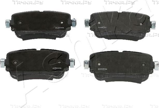 Тормозные колодки ASHIKA задние для Audi A8 IV (D5) 2017-2026. Артикул 51-00-0911