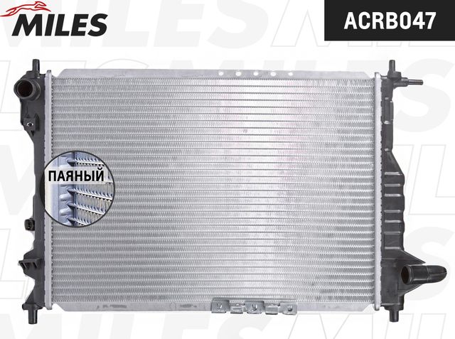 Радиатор охлаждения двигателя Miles (алюминий). Артикул ACRB047
