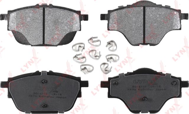 Тормозные колодки LYNXauto для Citroen Grand C4 SpaceTourer 2018-2026. Артикул BD-6116