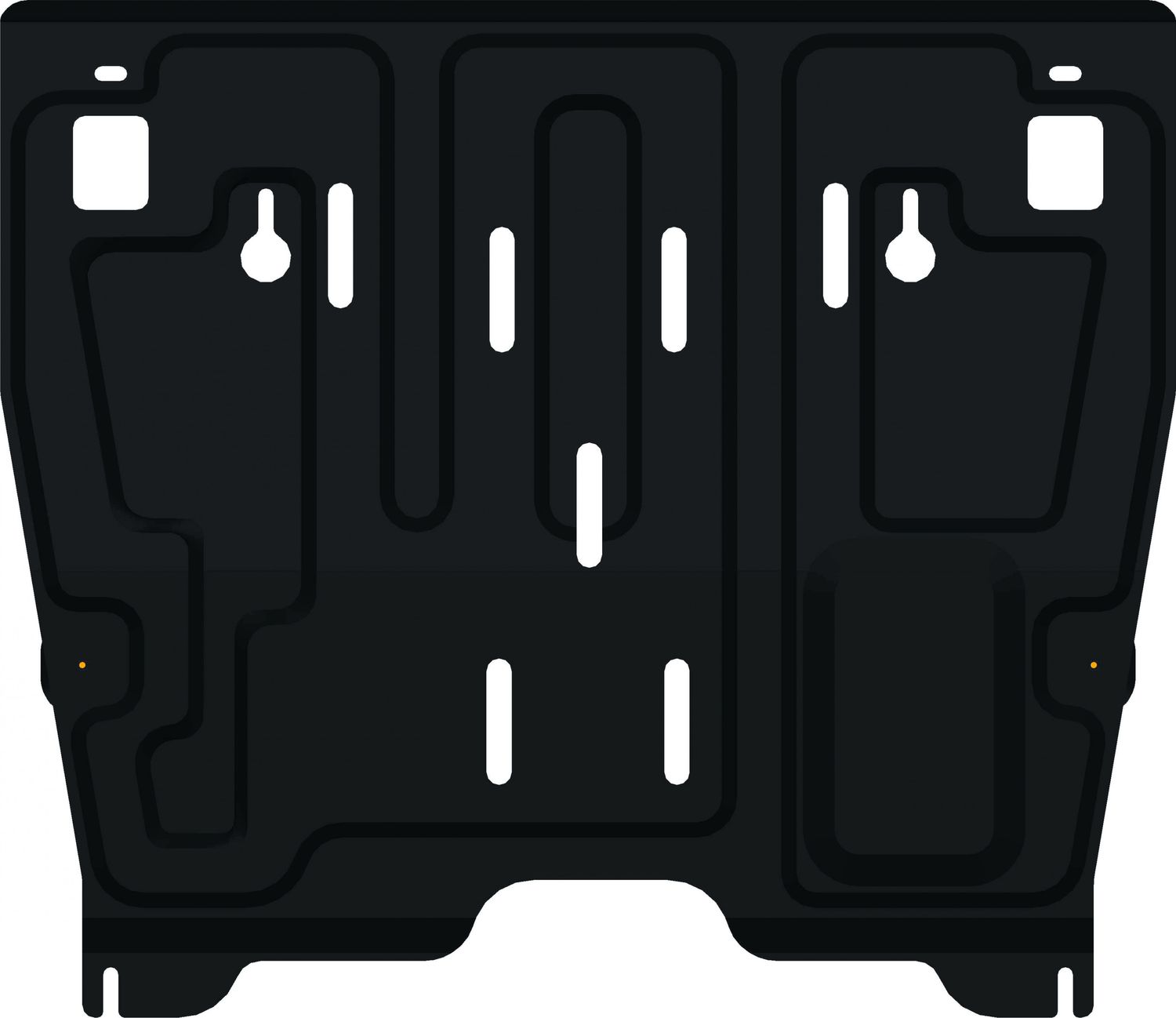 Защита Alfeco для картера и КПП Infiniti QX60 2013-2026. Артикул ALF.15.45