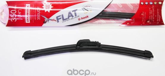 щетка стеклоочистителя бескаркасная под крючок (пластиковая упаковка) (Dynamatrix-Korea). Артикул 350UDF