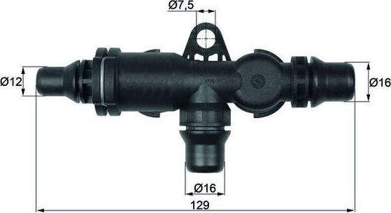 Термостат, масляное охлаждение Mahle Behr. Артикул TO 4 82