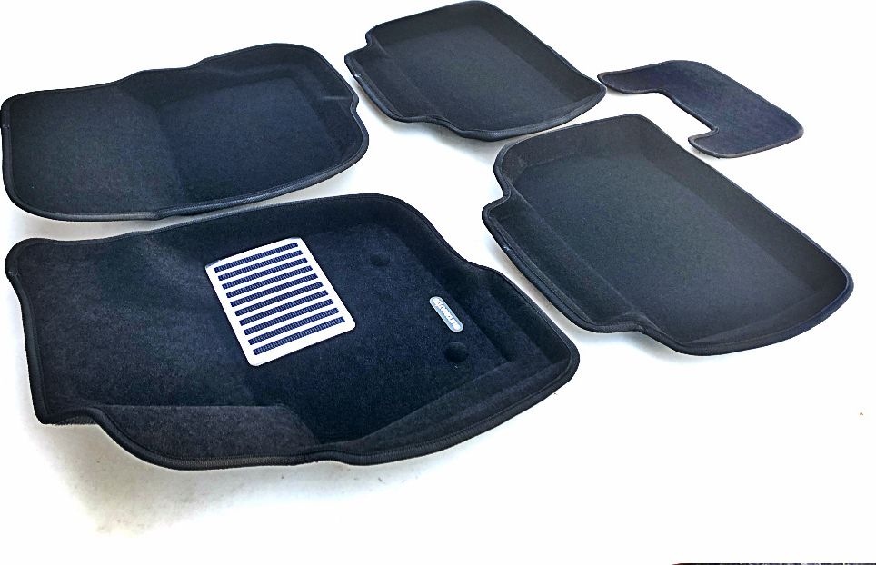 Коврики текстильные Euromat 3D Lux для салона Ford Mondeo V 2015-2026 ЧЕРНЫЕ. Артикул EM3D-002216