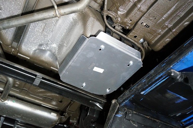 Защита алюминиевая ТСС (4 мм) для картера и КПП Hyundai Creta II 2021-2026. Артикул ZKTCC00498