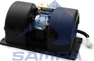 Вентилятор, мотор печки (отопителя) салона Sampa для Volvo  FMX 1998-2005. Артикул 034.101