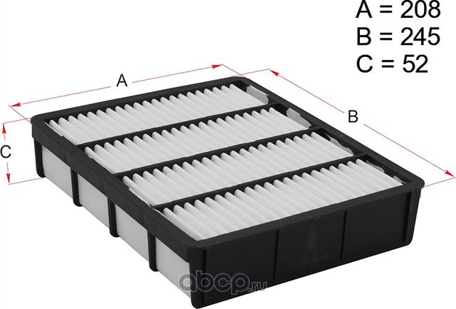 Фильтр воздушный TOYOTA MARK II/CHASER/CRESTA 92-01/HILUX SURF/4RUNNER ##N18# 95 (Hosu). Артикул HSAF0046