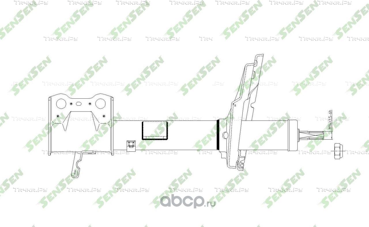 АМОРТИЗАТОР TOYOTA HIGHLANDER / KLUGER 3.5L FOR USA 2008 - - RR (Sensen). Артикул 42141220