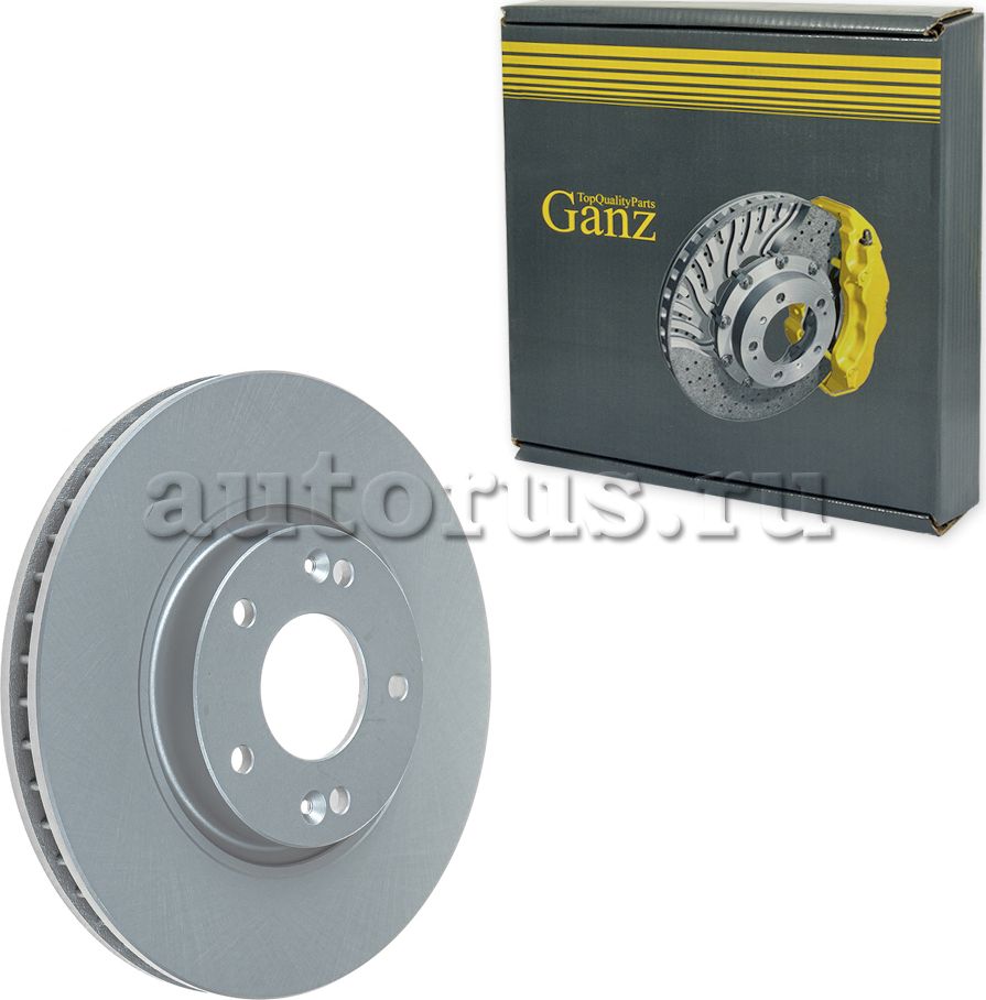 Диск тормозной передний (Ganz). Артикул GIJ10072