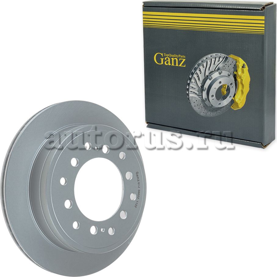 Диск тормозной задний (Ganz). Артикул GIJ06022