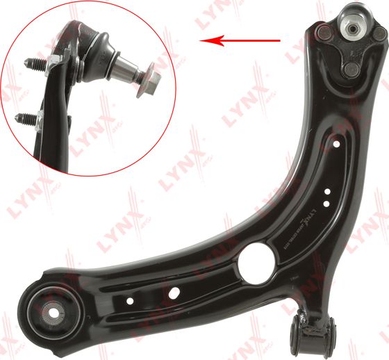 Поперечный рычаг передней подвески LYNXauto. Артикул C5769L
