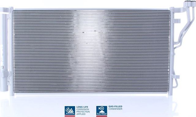 Радиатор кондиционера (конденсатор) Nissens (алюминий) для Kia Optima III 2012-2015. Артикул 940851