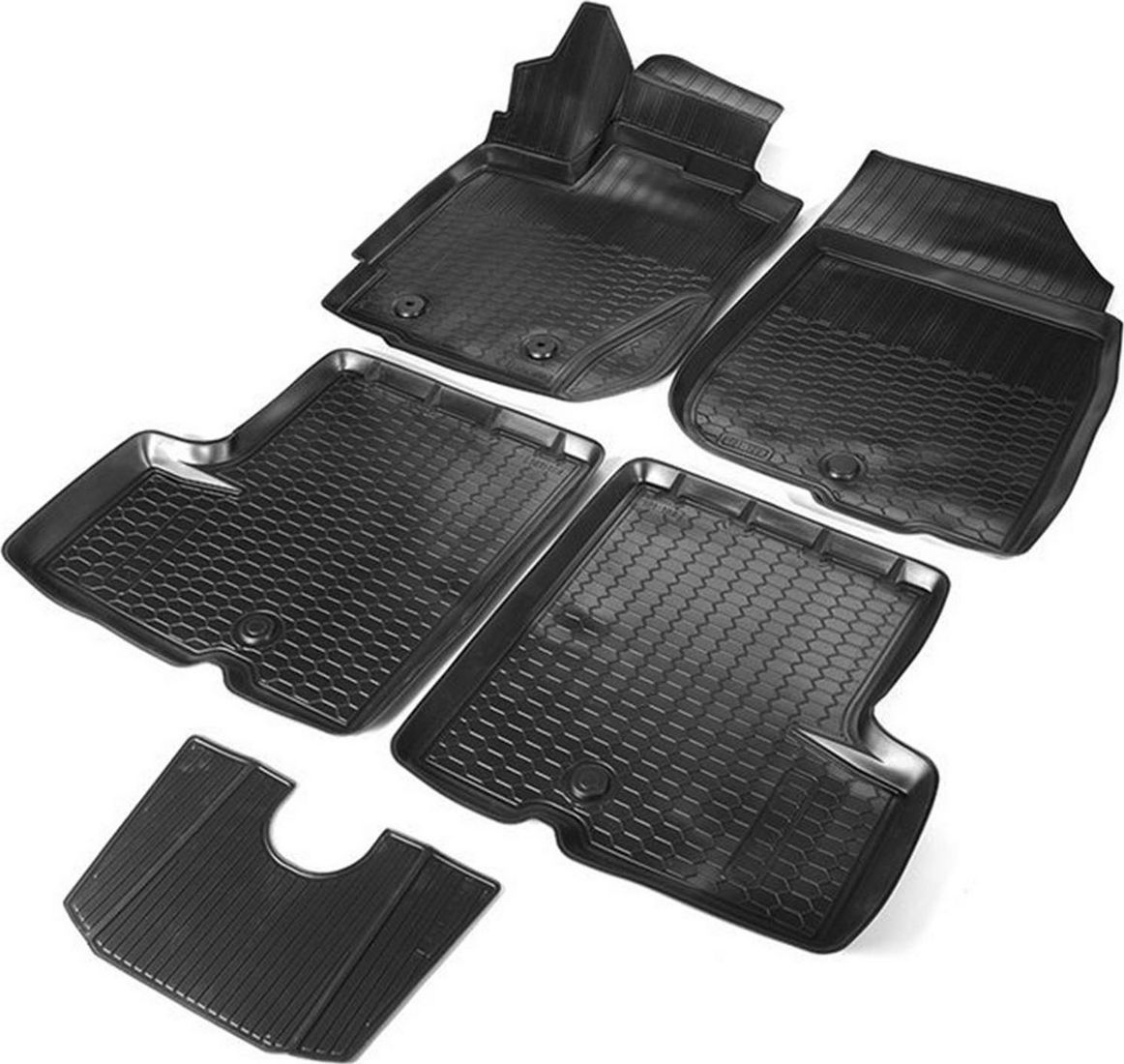 Коврики Rival для салона Renault Duster I рестайлинг (FWD/4WD) 2015-2020. Артикул 14701007