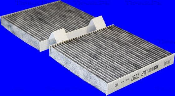 Салонный фильтр MecaFilter для BMW X3 II (F25) 2010-2017. Артикул JKR7287