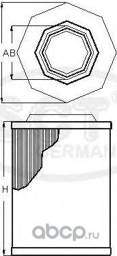 Воздушный фильтр SCT-Germany. Артикул SB 2106