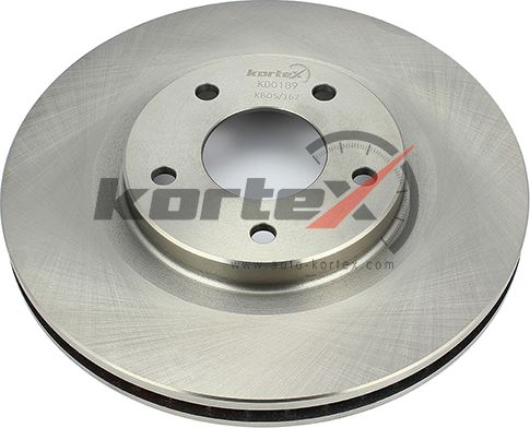 Диск тормозной NISSAN Juke (10-),Qashqai (07-13),X-Trail (07-) передний вентилир (Kortex). Артикул KD0189