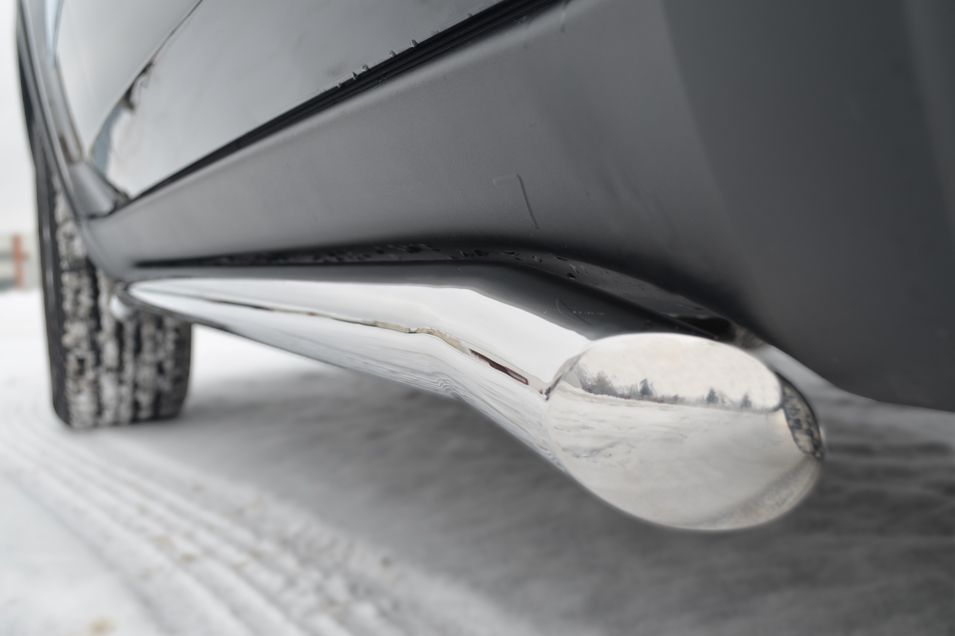 Защита порогов RusStal труба d63 мм (вариант 1) (секции) для Jeep Grand Cherokee WK2 2011-2014. Артикул JGT-0011971