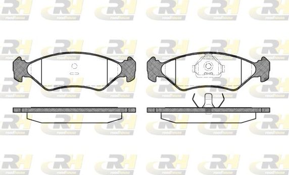 Тормозные колодки RoadHouse. Артикул 2285.10