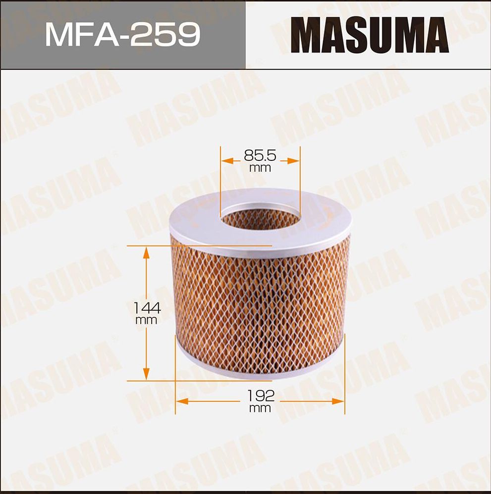 Воздушный фильтр Masuma. Артикул MFA-259