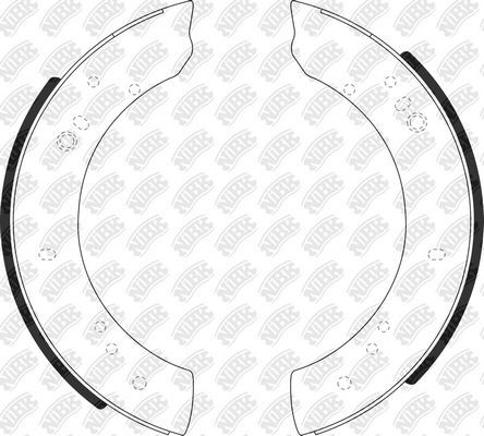 Тормозные колодки NiBK. Артикул FN0653