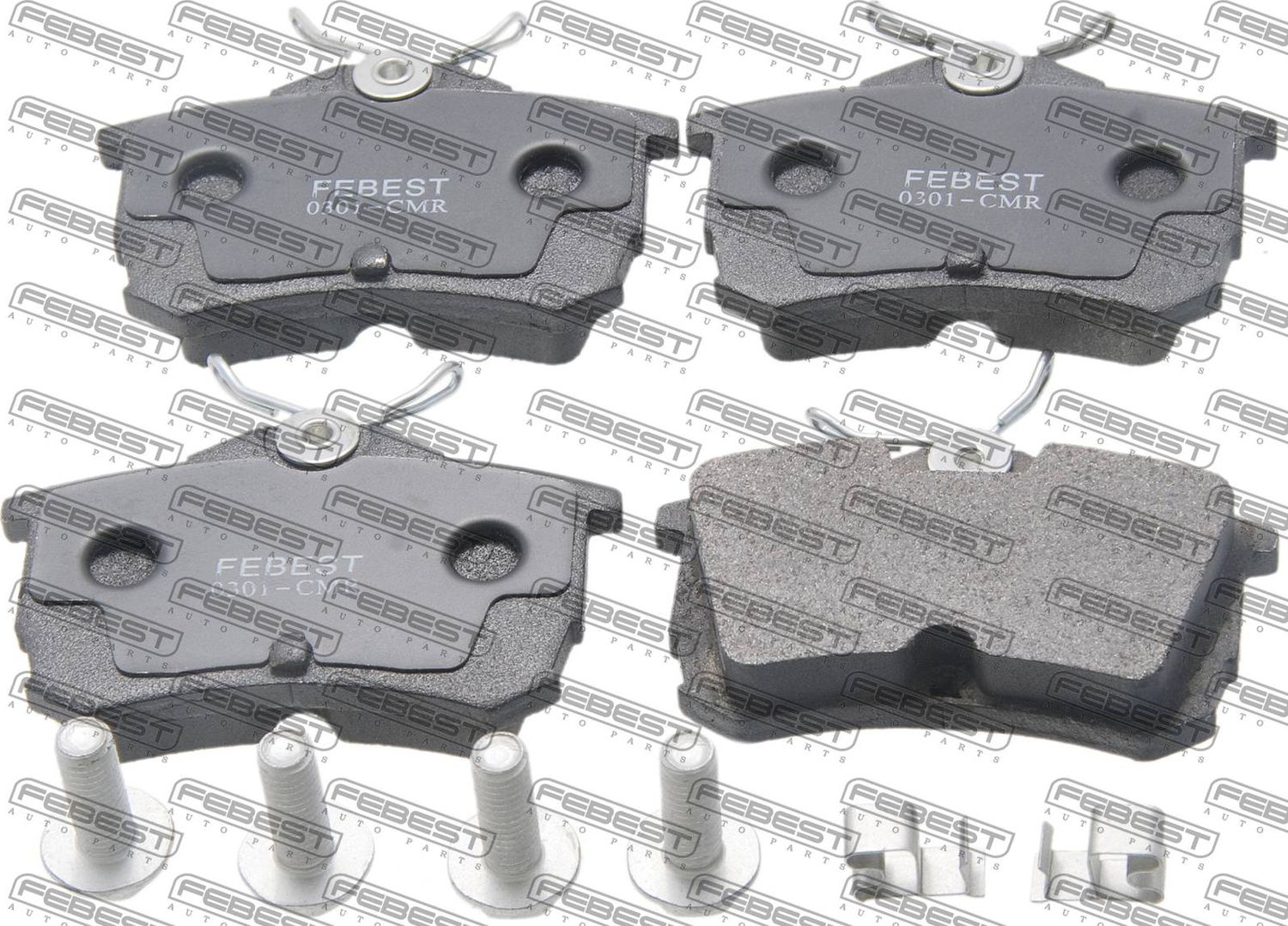 Тормозные колодки Febest. Артикул 0301-CMR
