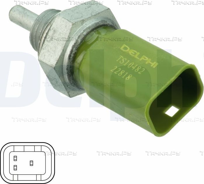 Датчик температуры охлаждающей жидкости Delphi. Артикул TS10482