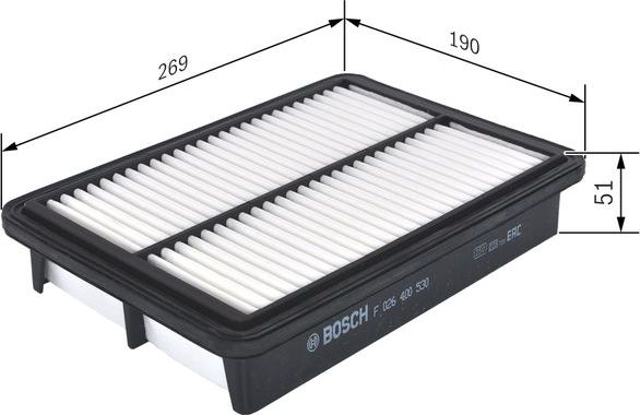Воздушный фильтр Bosch. Артикул F 026 400 530