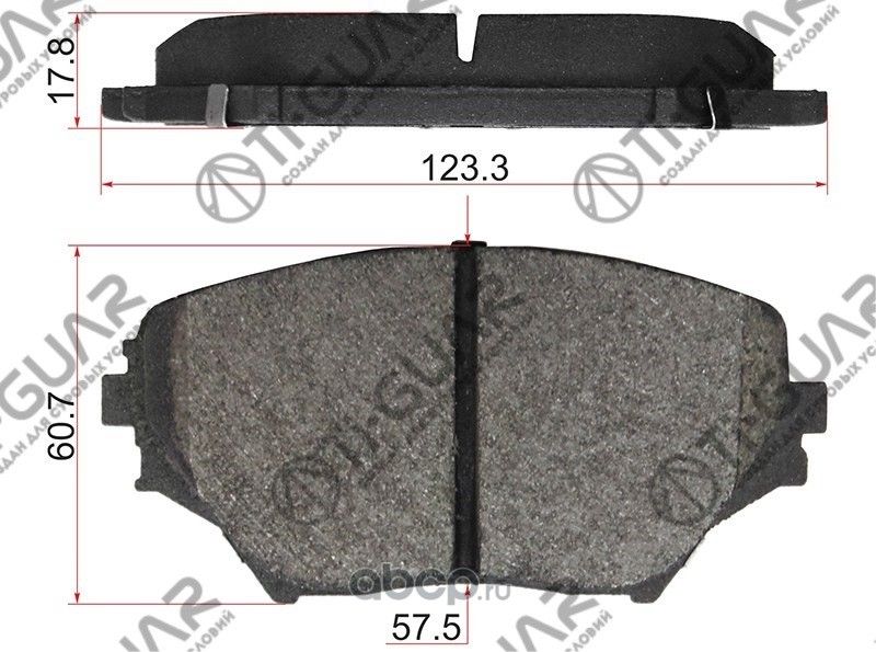Тормозные колодки (TI-Guar). Артикул TG640